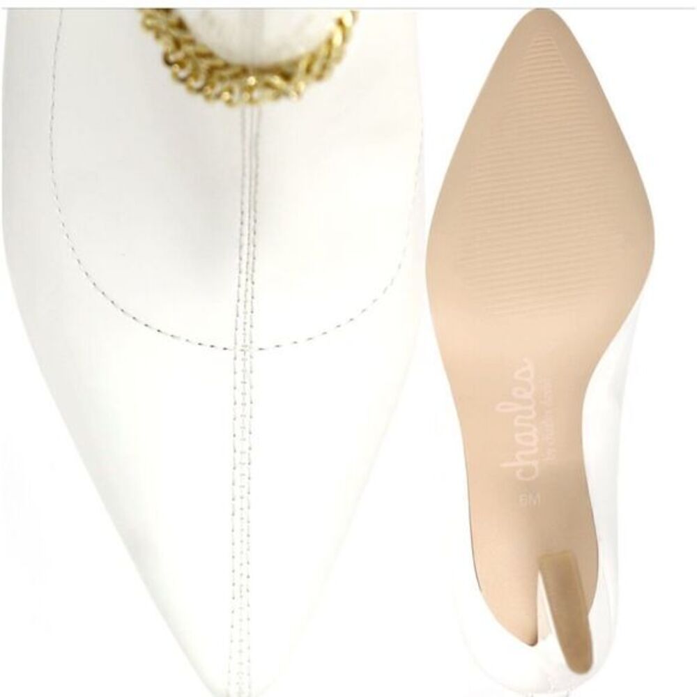 Chain  Pointed Toe Bootie‎ - Picture 15 of 16